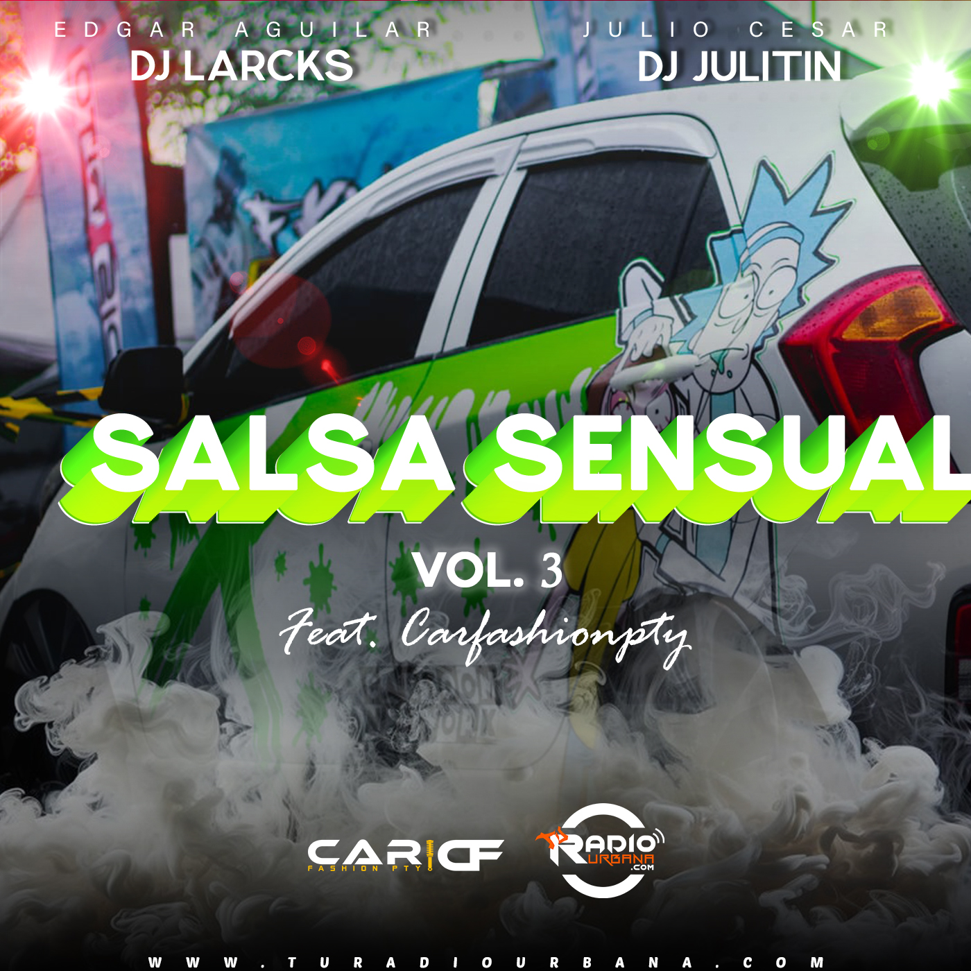 Cover de SALSA SENSUAL VOL. 3 - @JULIOCESARDJC3 JULITIN feat @DJLARCKS & CARFASHIONPTY